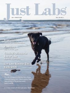 July August 2026 cover for Just Labs magazine