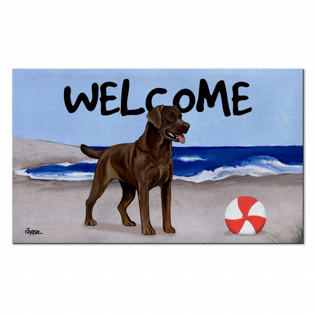 Welcome Home Labrador Retriever Mat, 2026 Just Labs Summer Gift Guide
